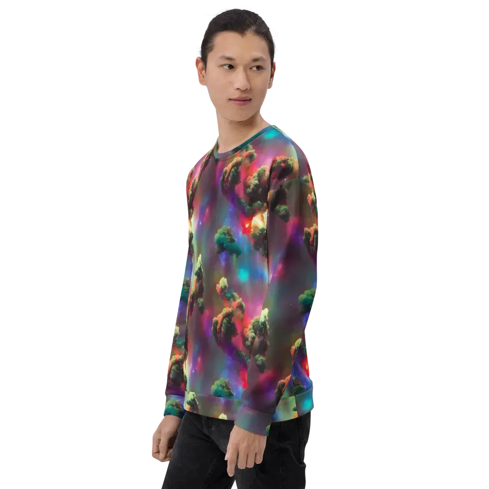 Nebula Dreams on Sweatshirt — Left Front