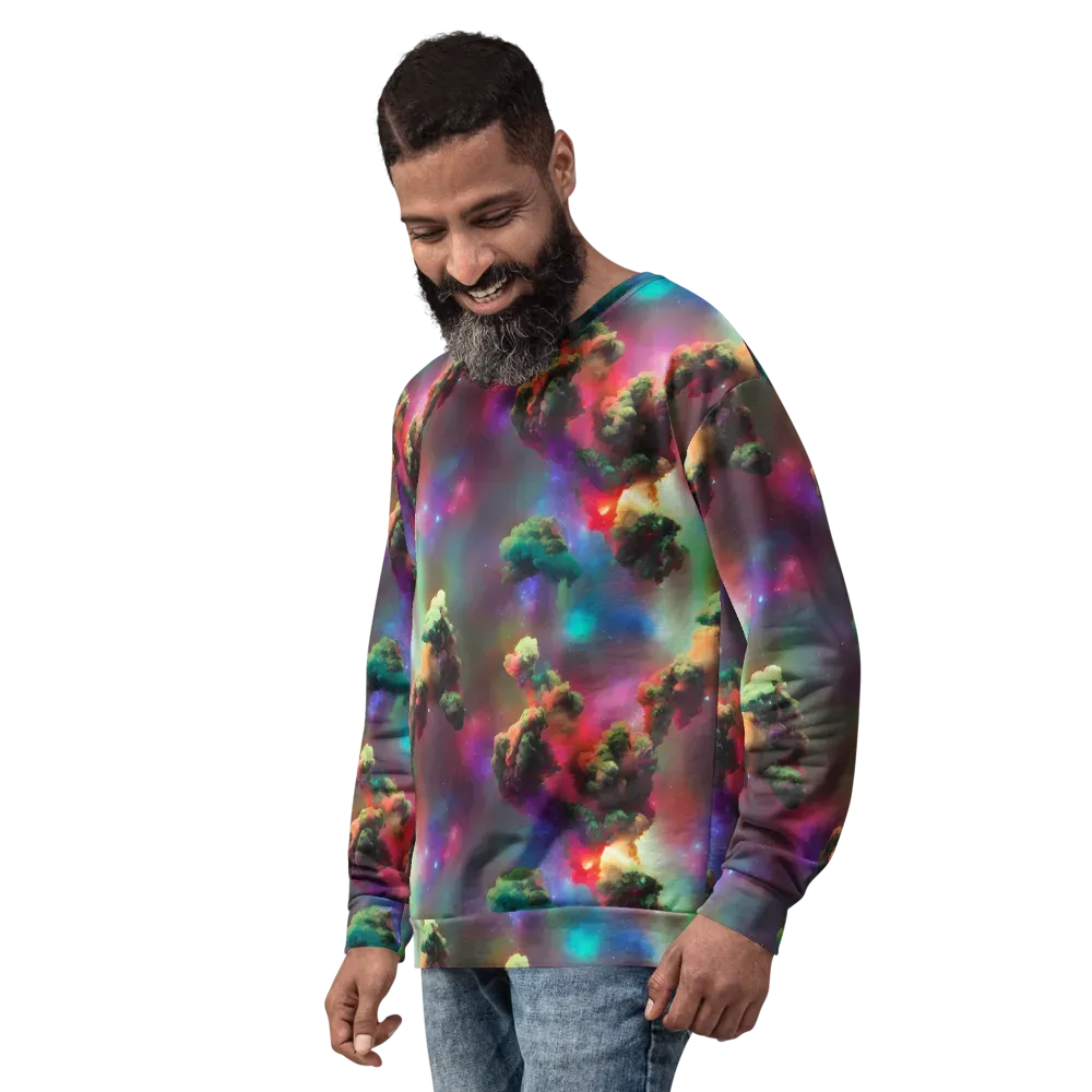 Nebula Dreams on Sweatshirt — Left Front