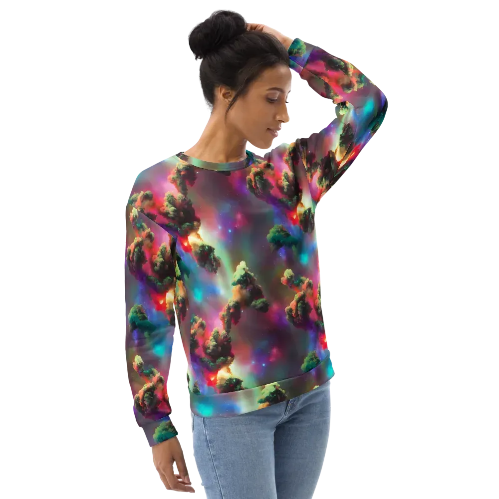 Nebula Dreams on Sweatshirt — Right Front