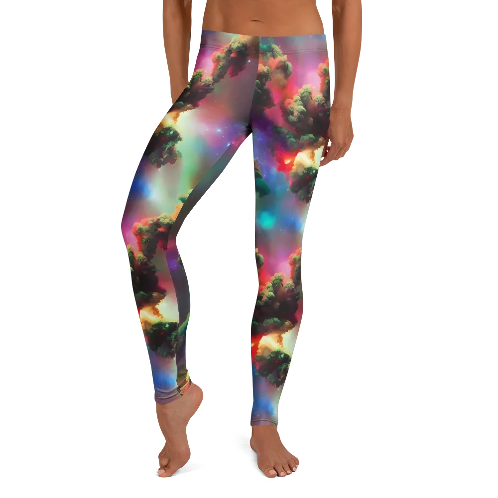Nebula Dreams on Leggings — Front