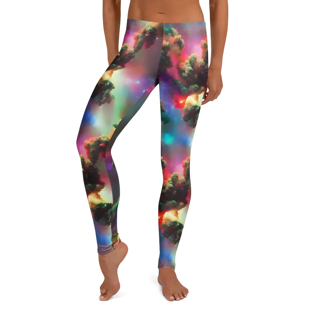 Nebula Dreams on Leggings — Front