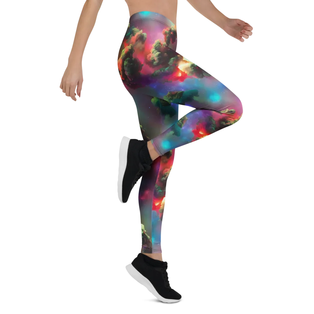 Nebula Dreams on Leggings — Right