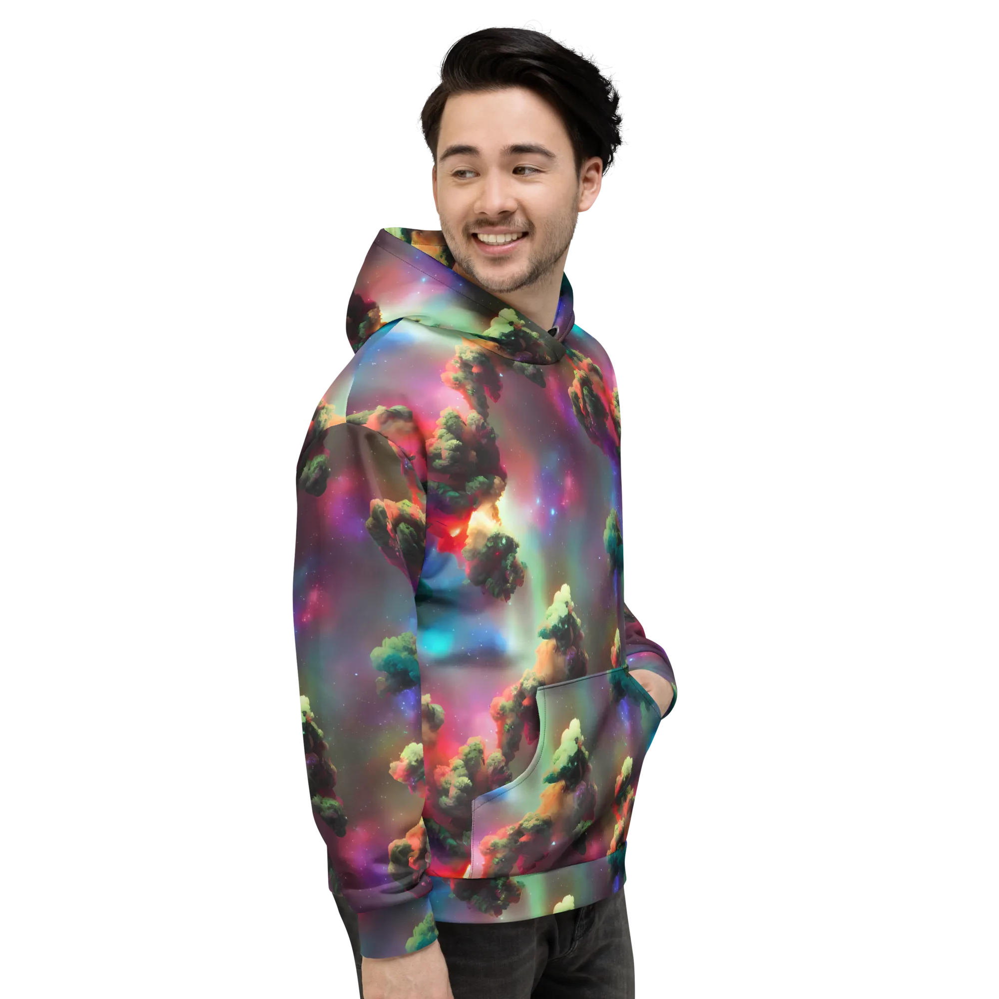 Nebula Dreams on Hoodie — Right