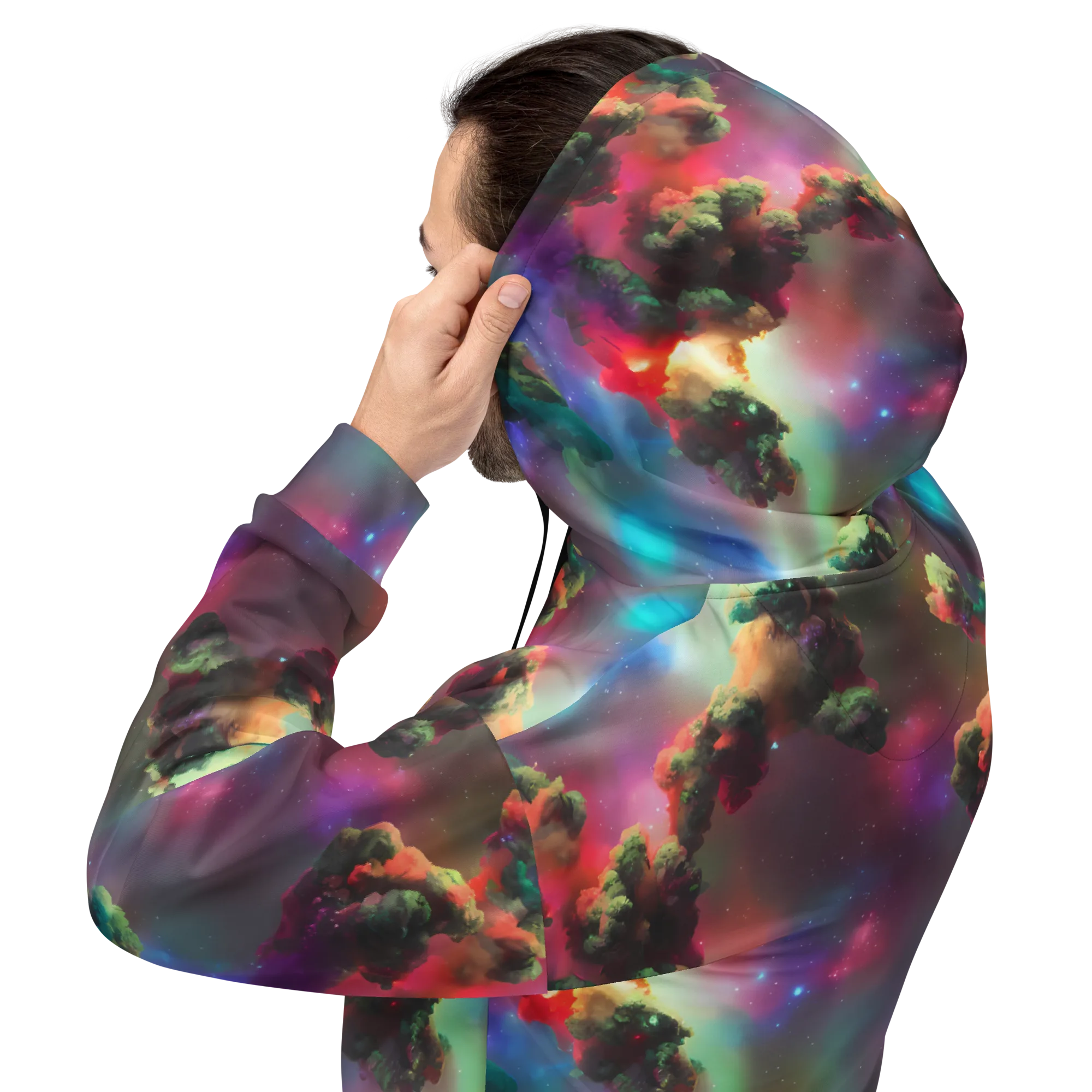Nebula Dreams on Hoodie — Back