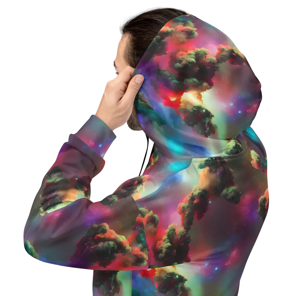 Nebula Dreams on Hoodie — Back