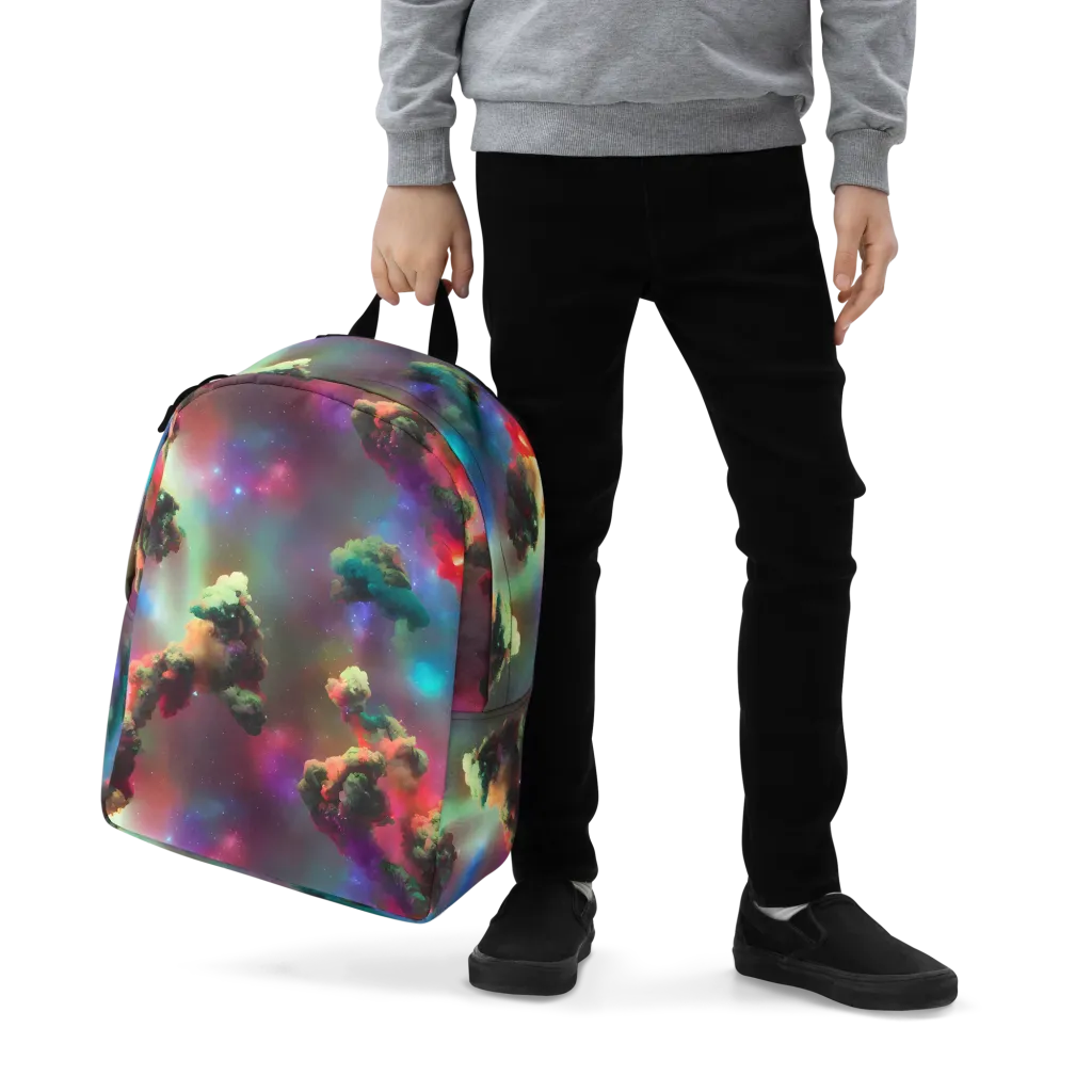 Nebula Dreams on Minimalist Backpack — Zoomed-in