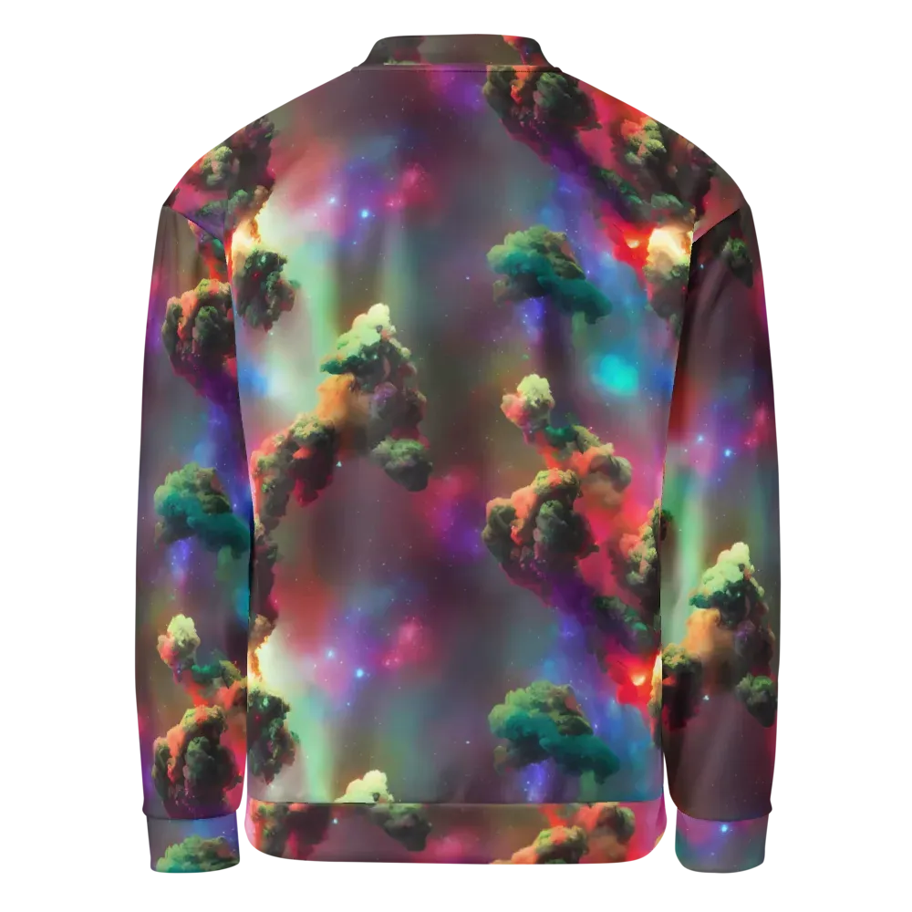 Nebula Dreams on Bomber Jacket — Back