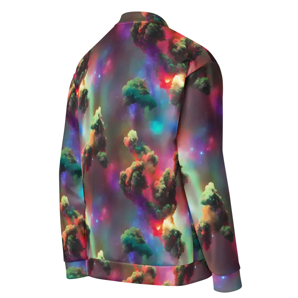 Nebula Dreams on Bomber Jacket — Right Back