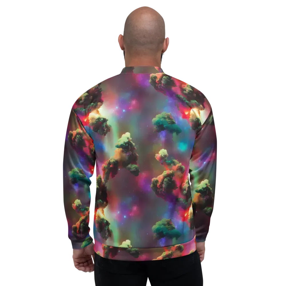 Nebula Dreams on Bomber Jacket — Back