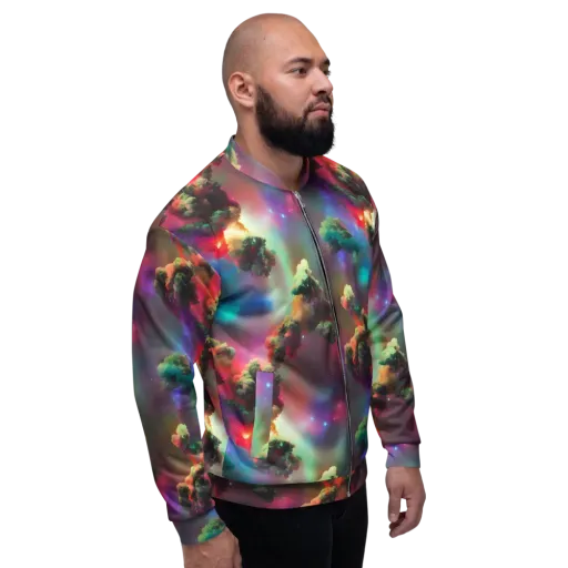 Nebula Dreams on a Bomber Jacket