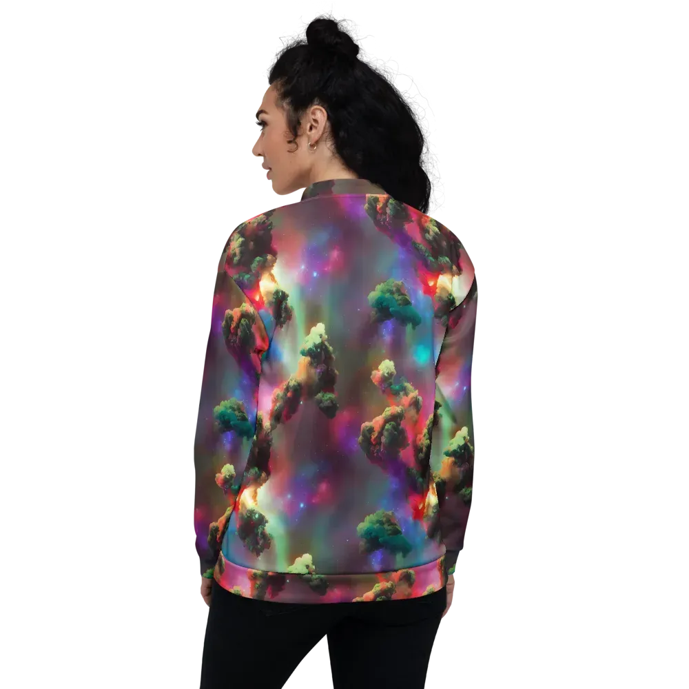 Nebula Dreams on Bomber Jacket — Back