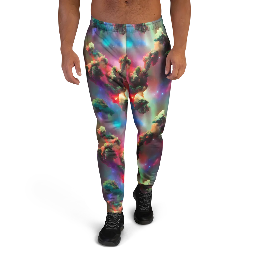 Nebula Dreams on Men's Joggers — Front