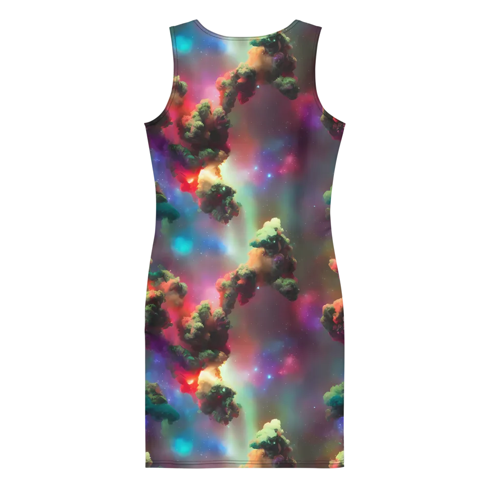 Nebula Dreams on Bodycon Dress — Back