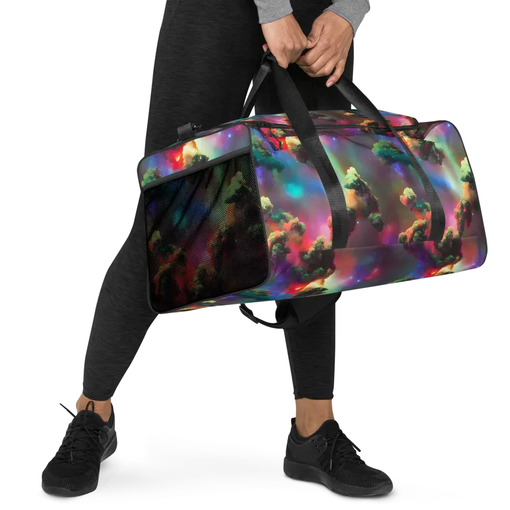Nebula Dreams on Duffle Bag — Right Front