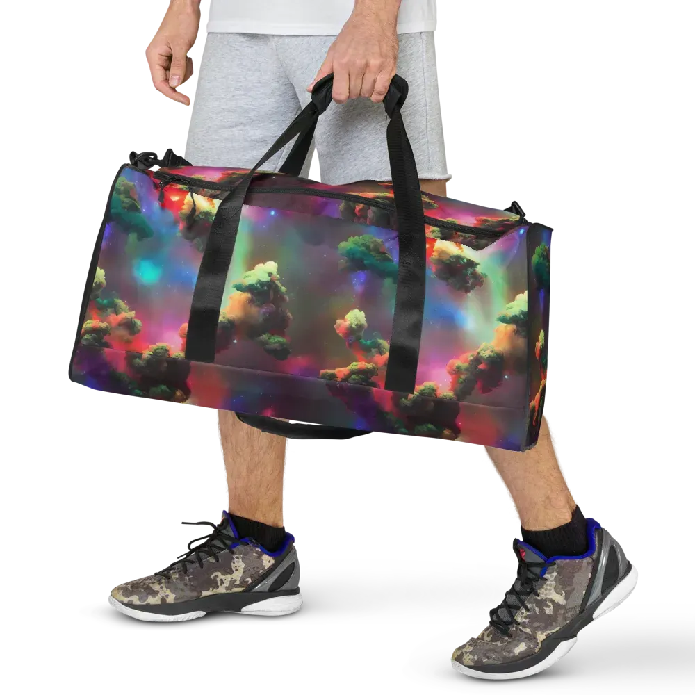 Nebula Dreams on Duffle Bag — Front