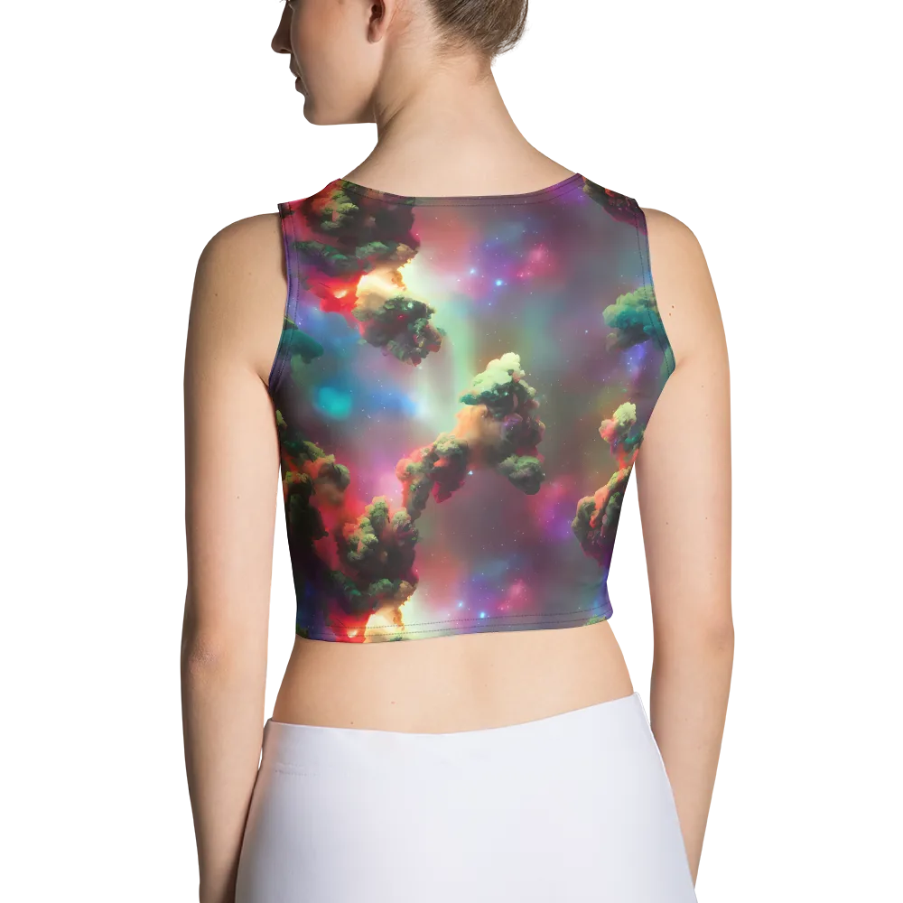 Nebula Dreams on Crop Top — Back