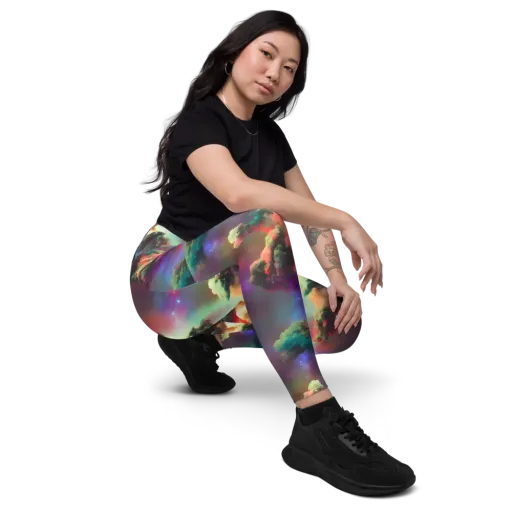 Nebula Dreams on a Leggings with Pockets