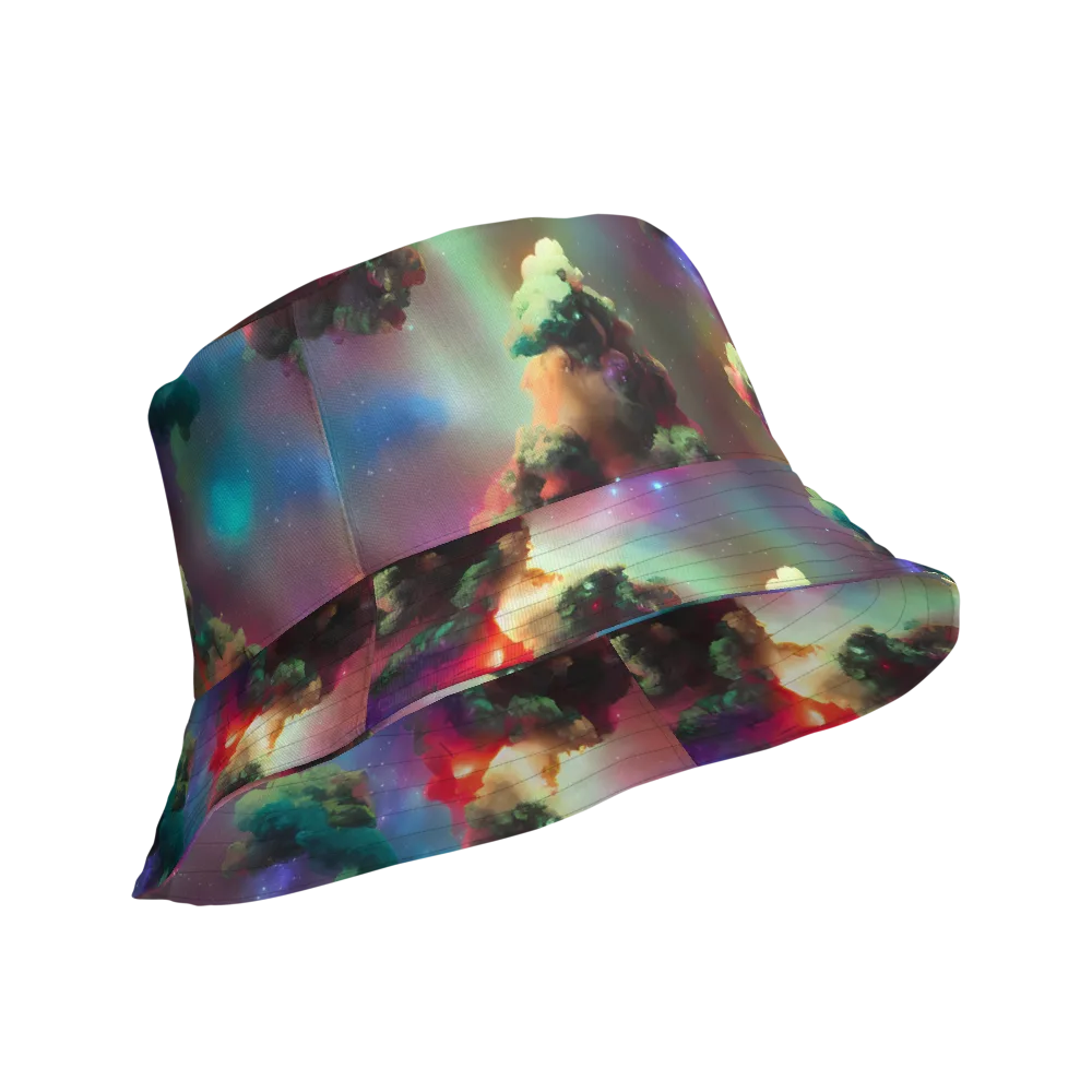 Nebula Dreams on Reversible Bucket Hat — Product details Outside