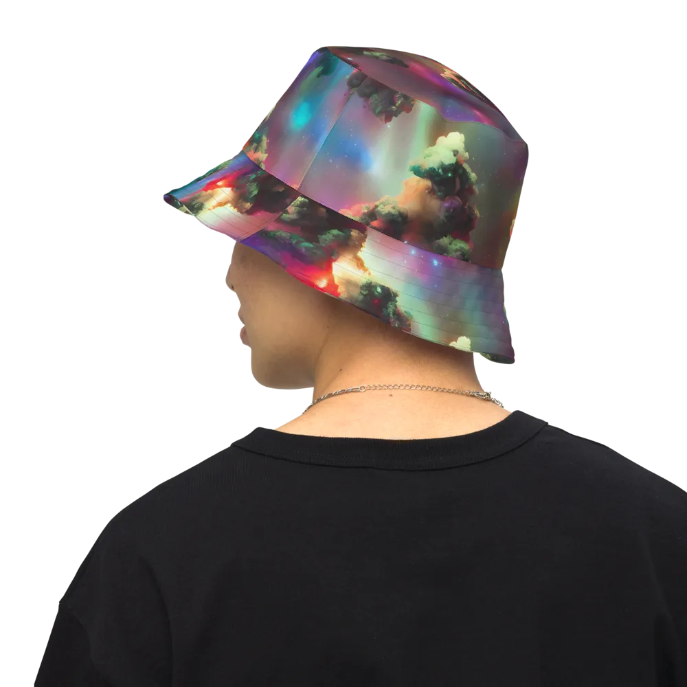 Nebula Dreams on Reversible Bucket Hat — Back Inside