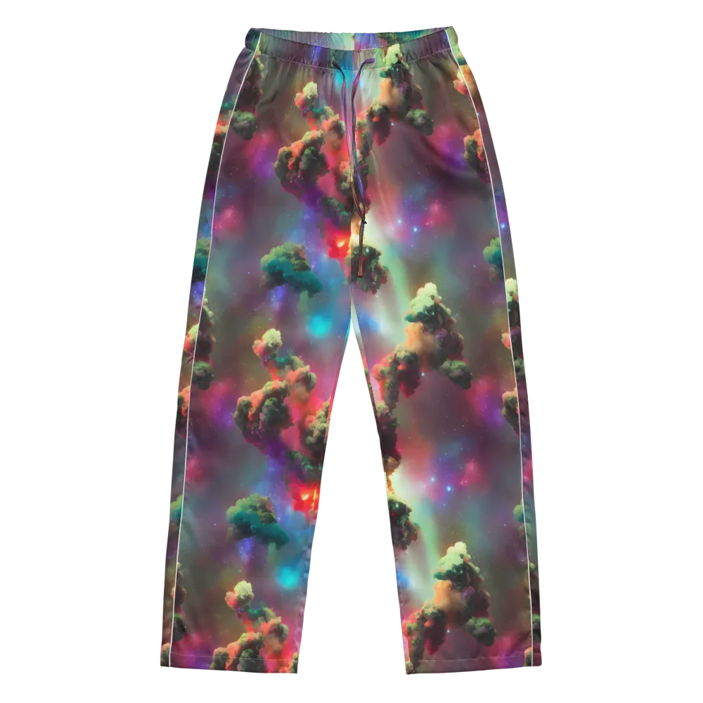 Nebula Dreams on Women's Pajama Pants — Front