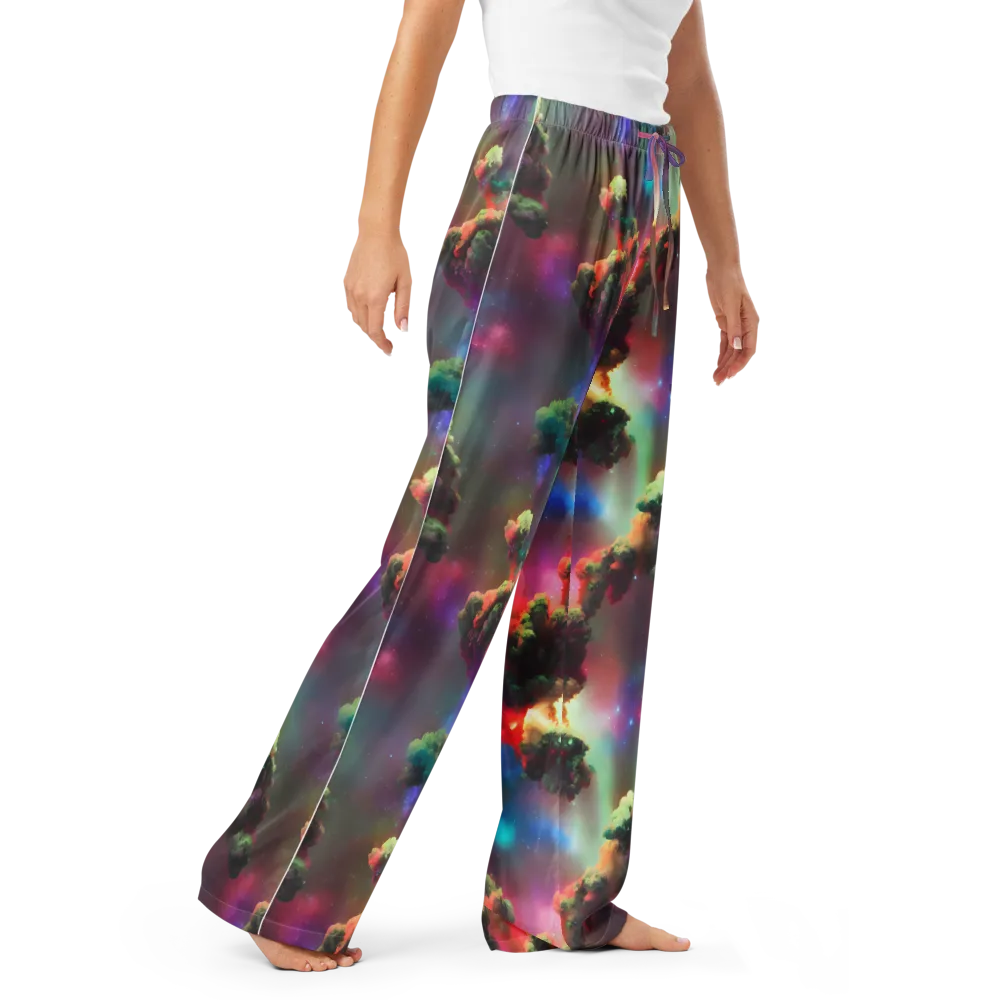 Nebula Dreams on Women's Pajama Pants — Right Front