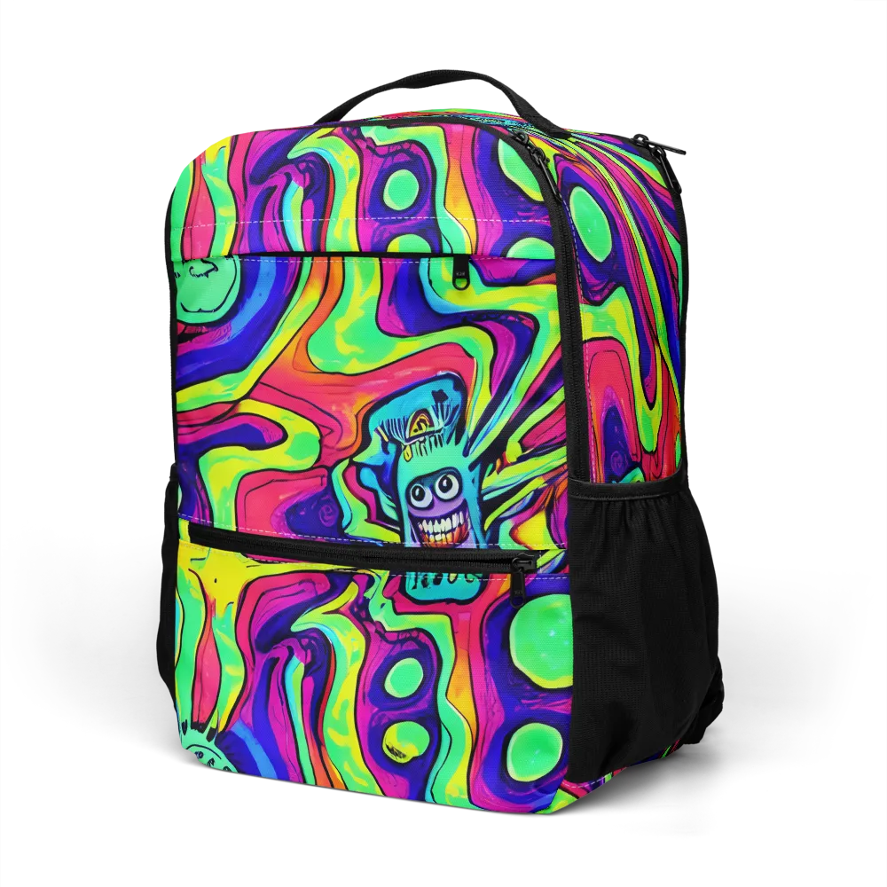 Frizzled Spirits on Utility Backpack — Left Front