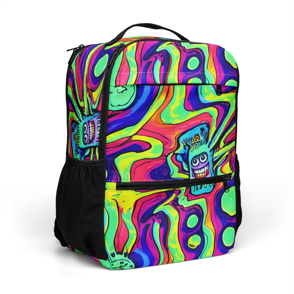 Frizzled Spirits on Utility Backpack — Right Front