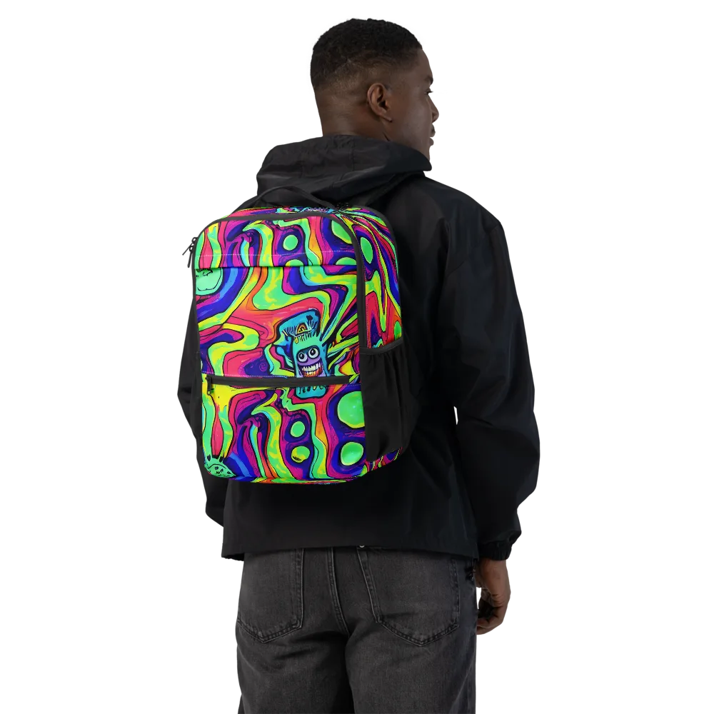 Frizzled Spirits on Utility Backpack — Back