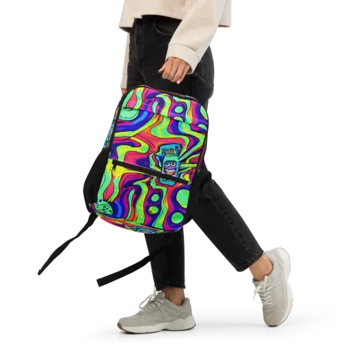 Frizzled Spirits on a Utility Backpack