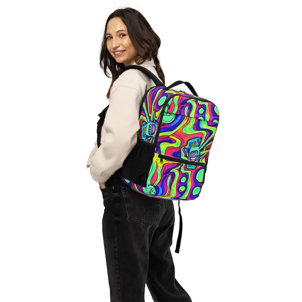 Frizzled Spirits on Utility Backpack — Back