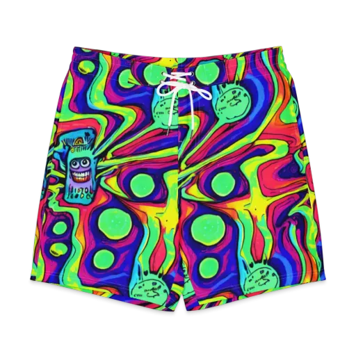 Frizzled Spirits on a Men's Board Shorts