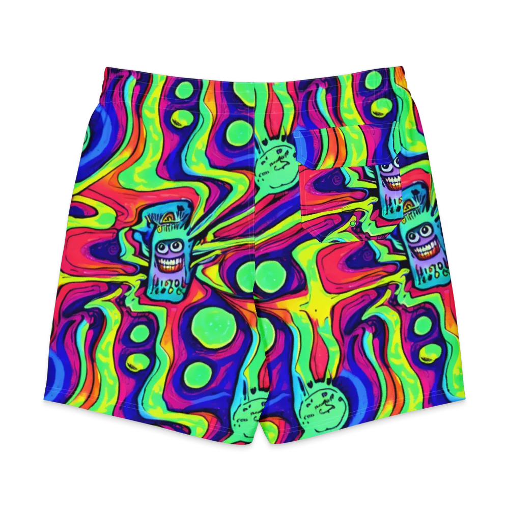 Frizzled Spirits on Men's Board Shorts — Back