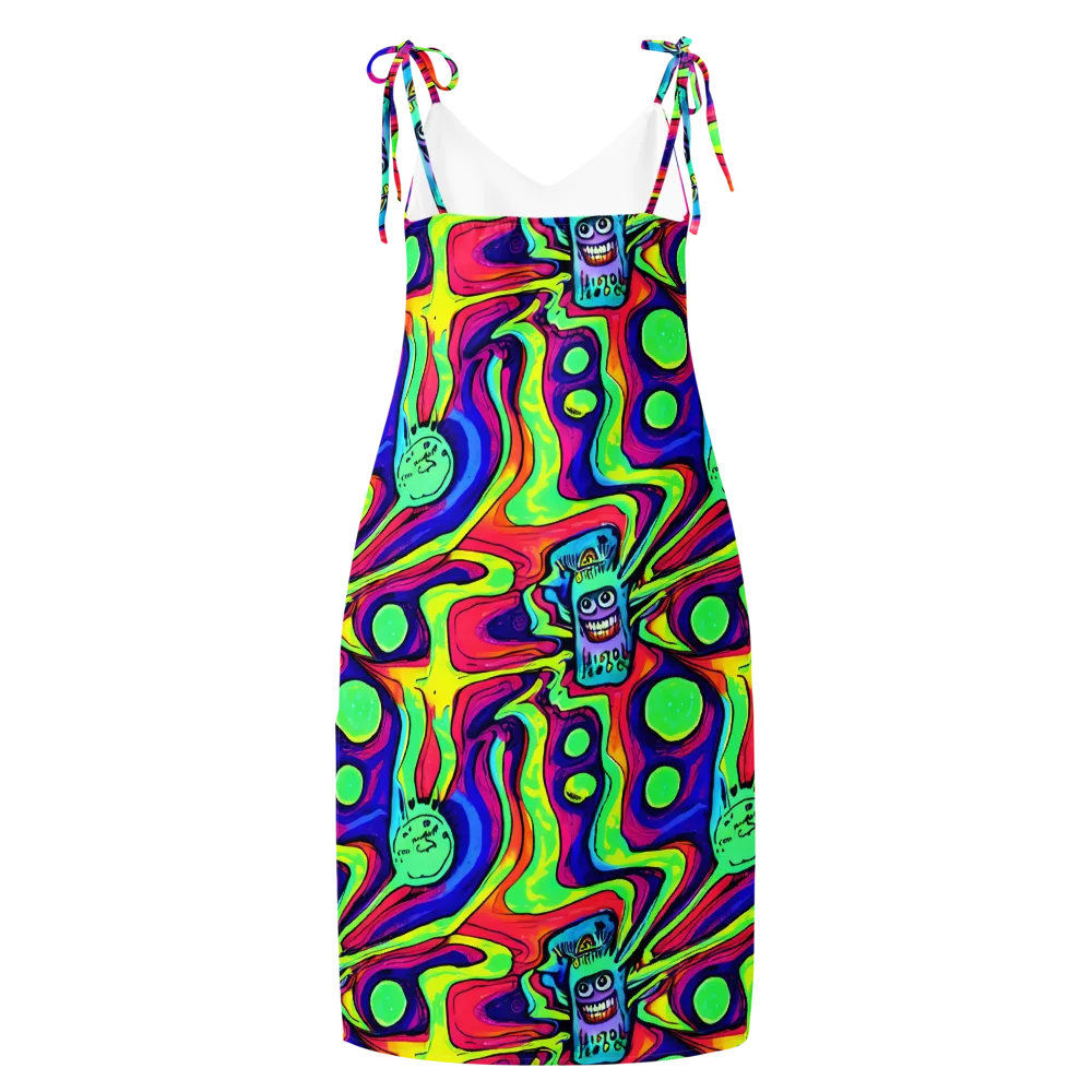 Frizzled Spirits on Slip Dress — Back