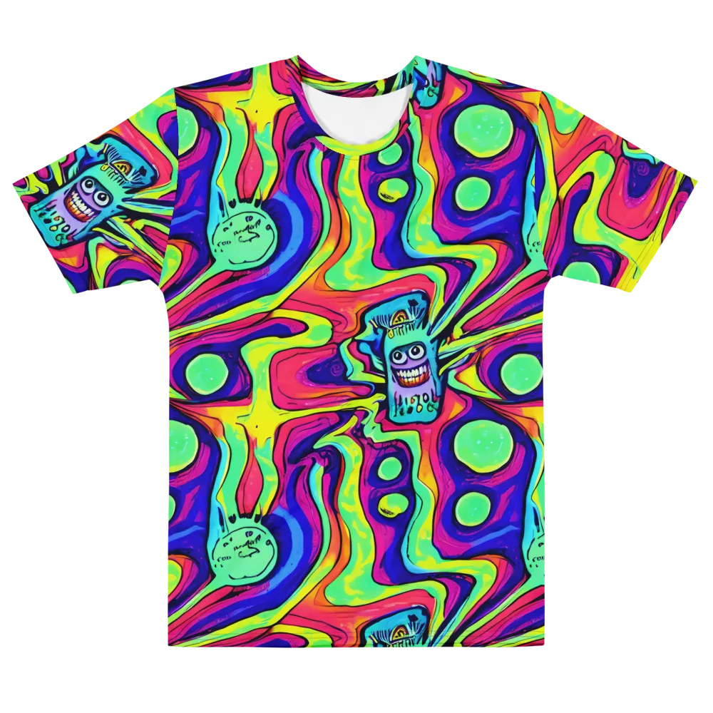 Frizzled Spirits on Men's Cotton Crew Neck T-Shirt — Front
