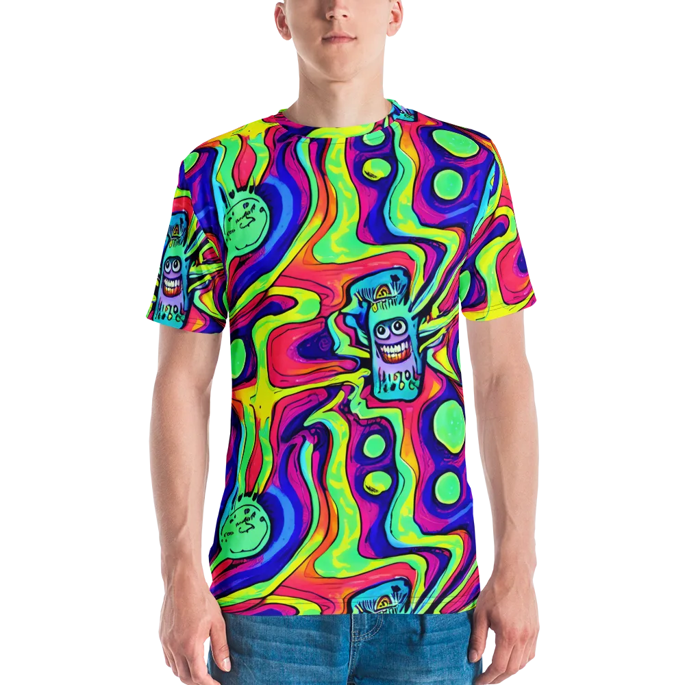 Frizzled Spirits on Men's Crew Neck T-Shirt — Front