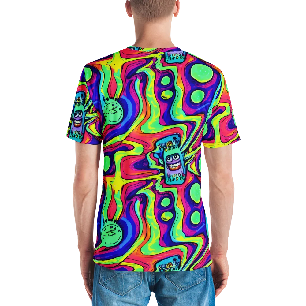 Frizzled Spirits on Men's Crew Neck T-Shirt — Back