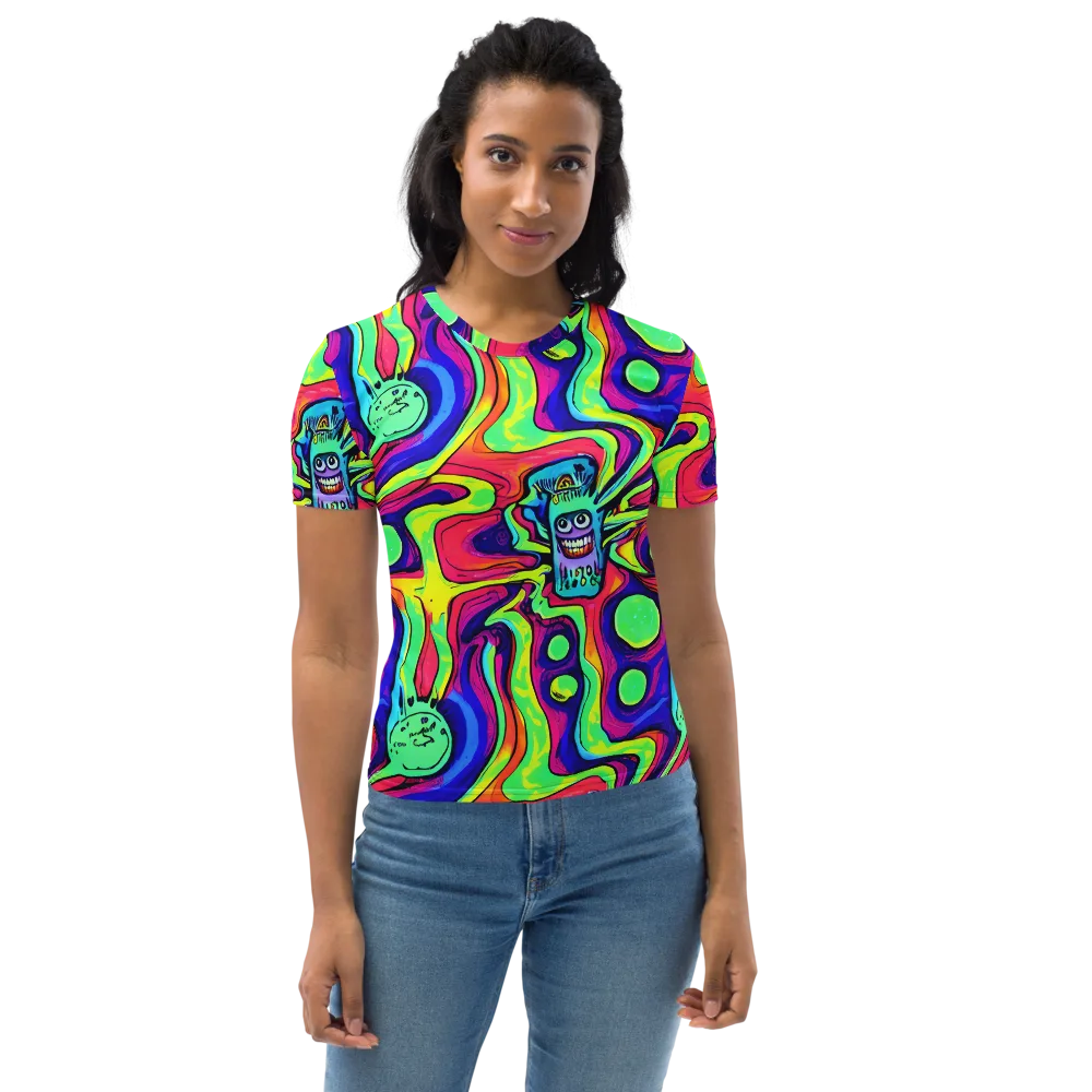 Frizzled Spirits on Women's Crew Neck T-Shirt — Front