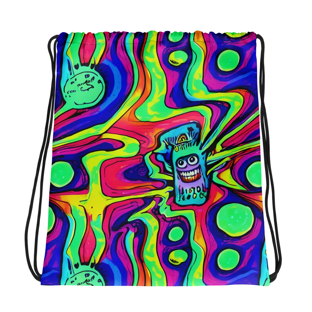 Frizzled Spirits on Drawstring Bag — Photo