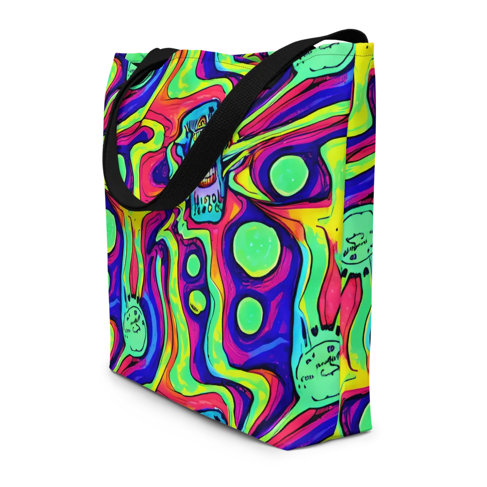Frizzled Spirits on Large Tote Bag W/ Pocket — Front