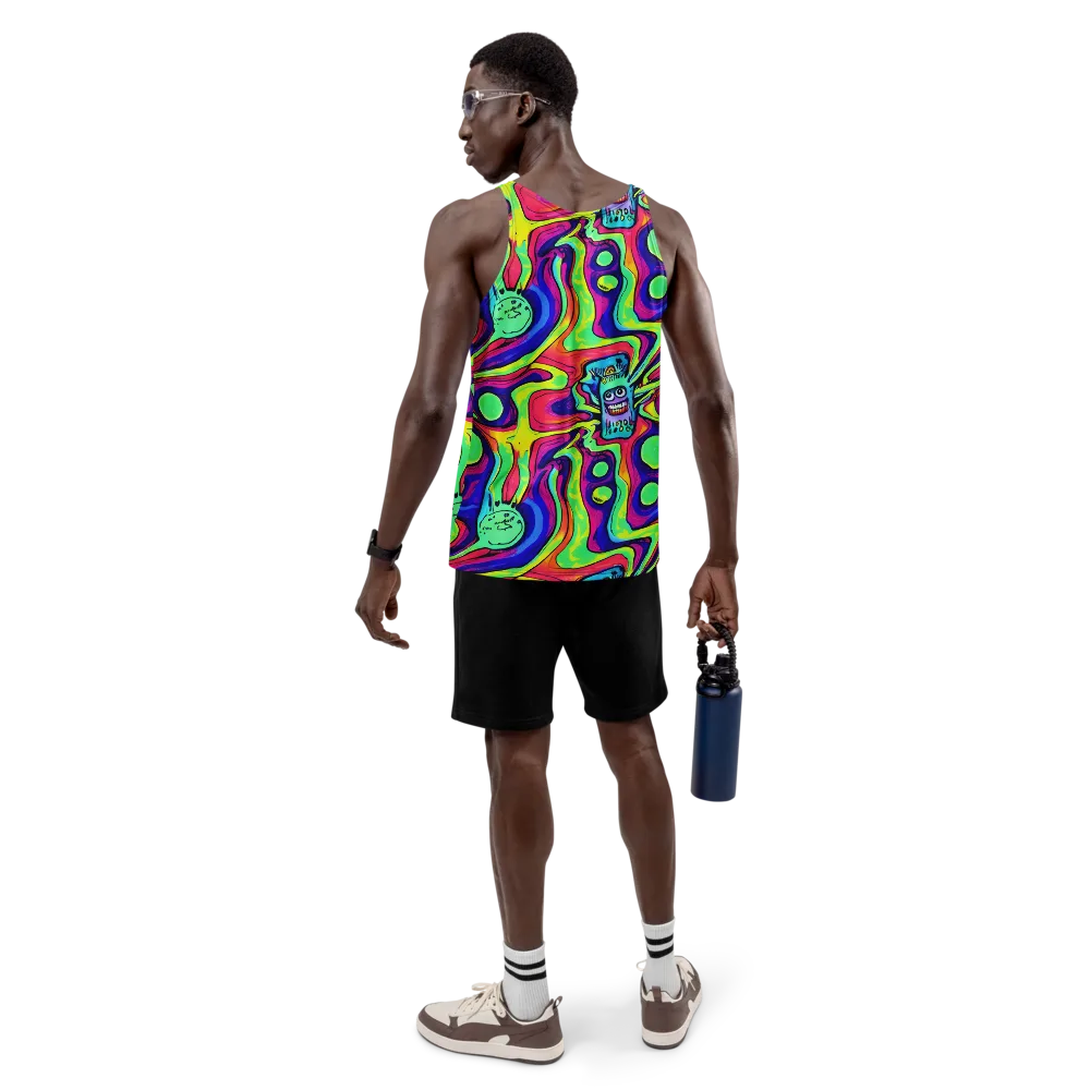 Frizzled Spirits on Men's Tank Top — Back