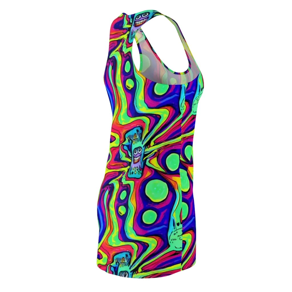 Frizzled Spirits on Racerback Dress — Back Side