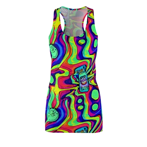 Frizzled Spirits on a Racerback Dress