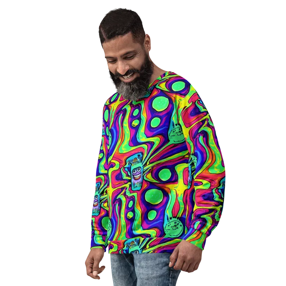 Frizzled Spirits on Sweatshirt — Left Front