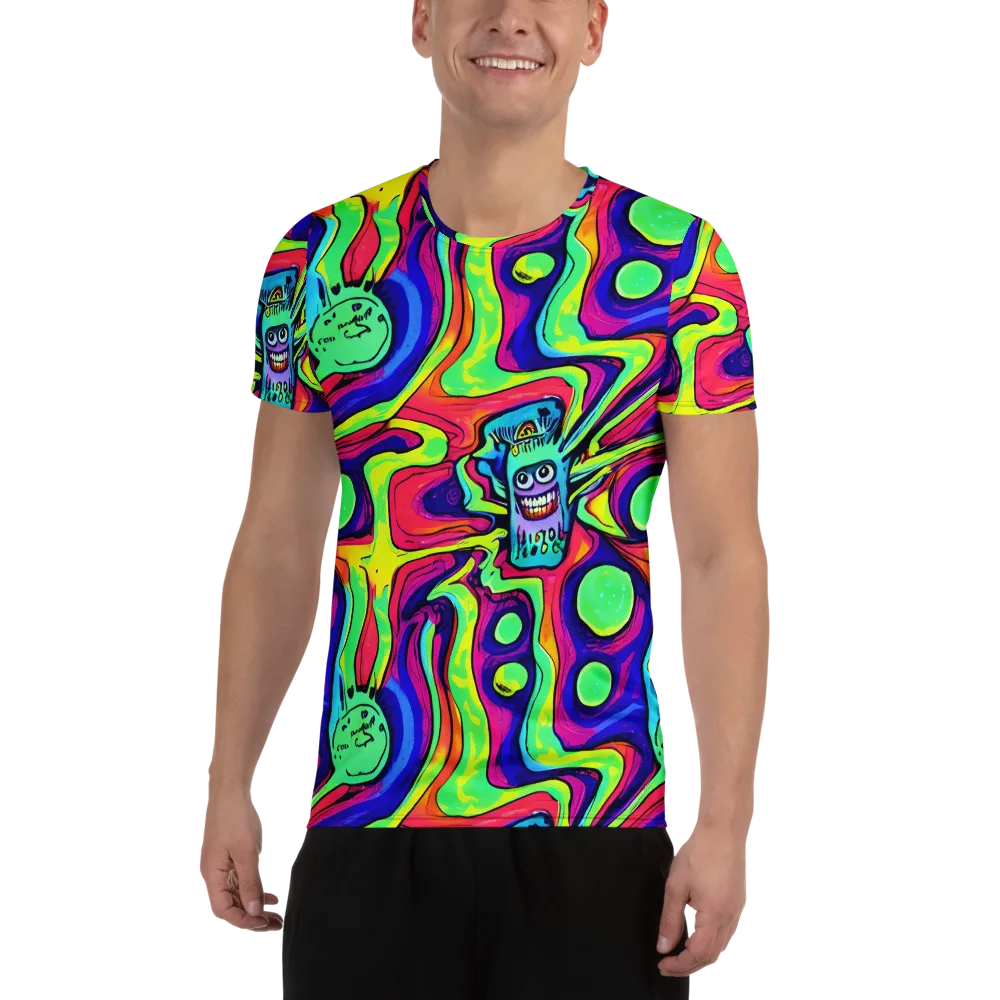 Frizzled Spirits on Men's Athletic T-Shirt — Front