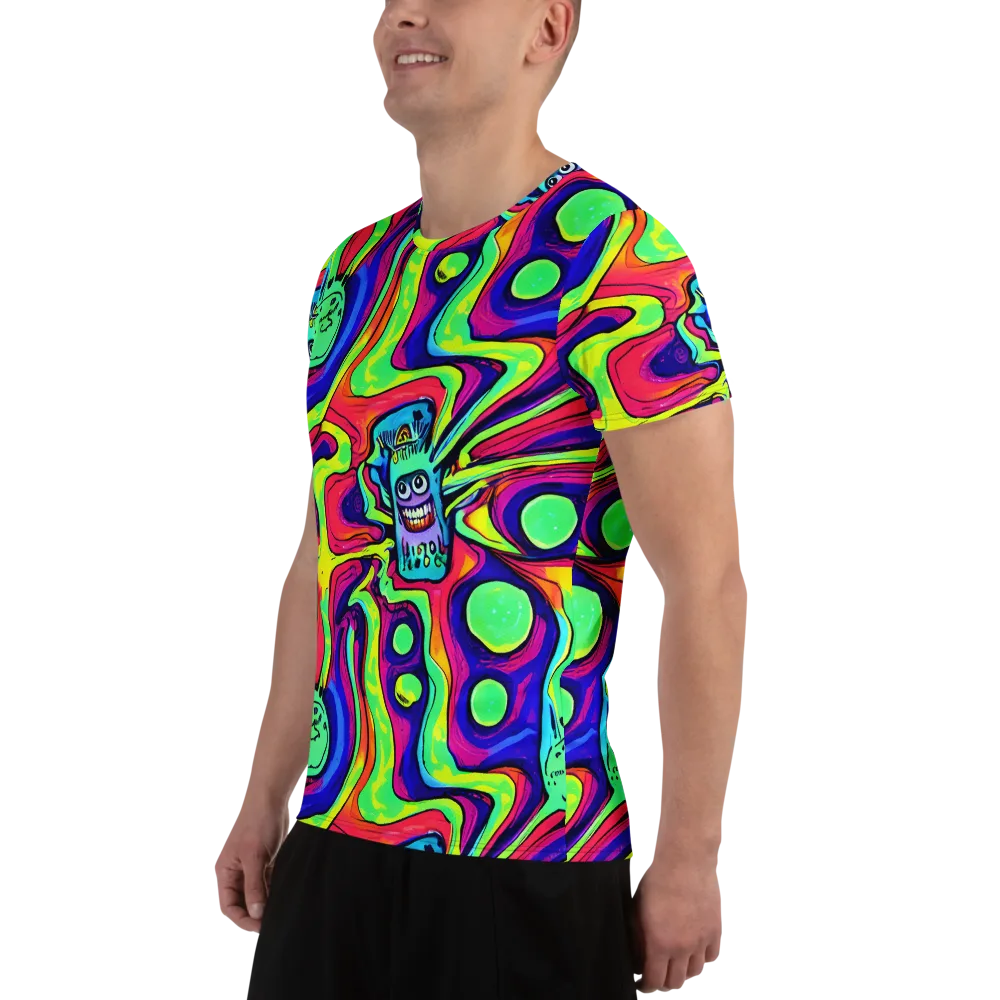 Frizzled Spirits on Men's Athletic T-Shirt — Left