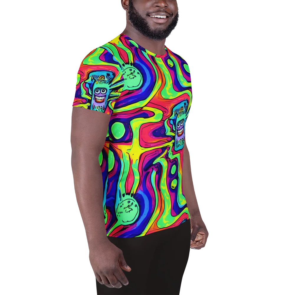Frizzled Spirits on Men's Athletic T-Shirt — Right