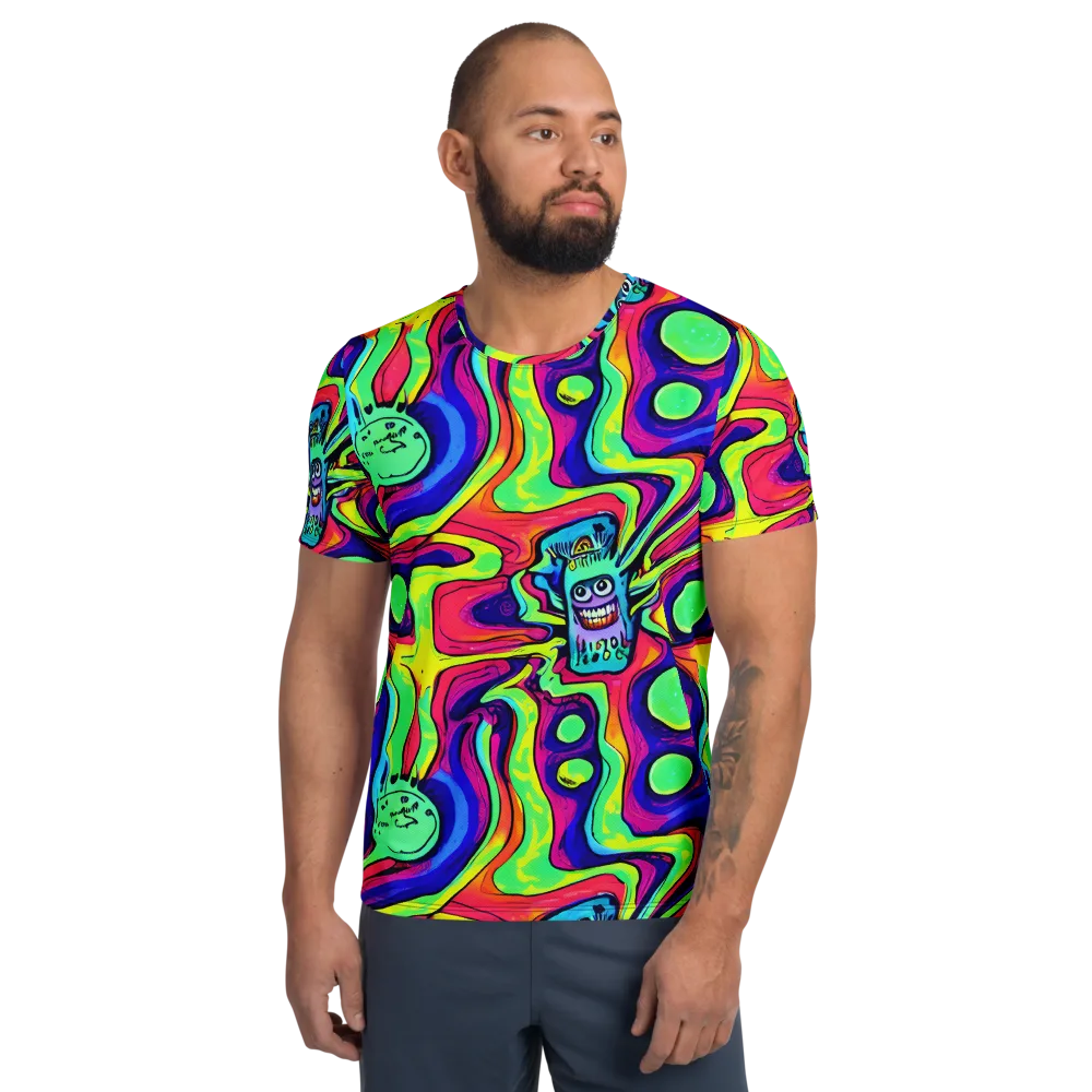 Frizzled Spirits on Men's Athletic T-Shirt — Front