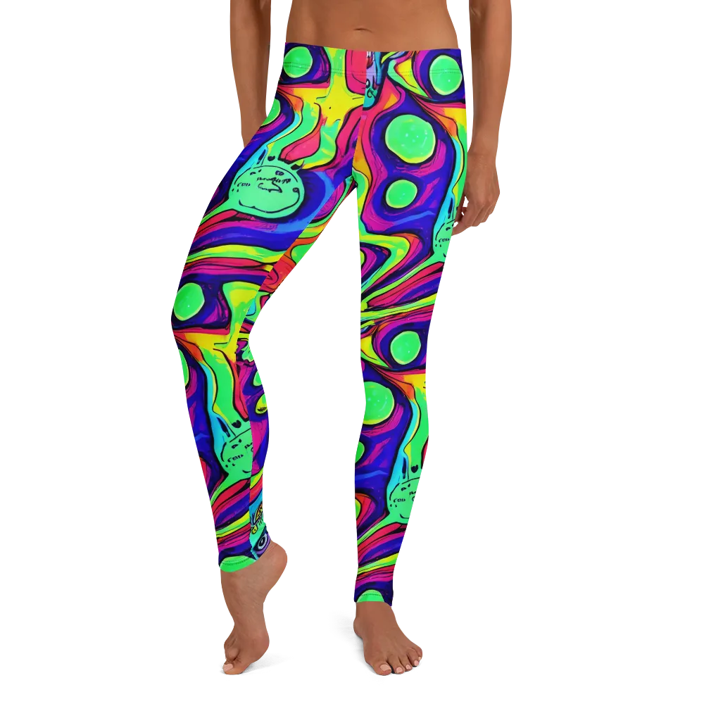 Frizzled Spirits on Leggings — Front