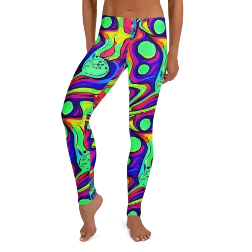 Frizzled Spirits on a Leggings
