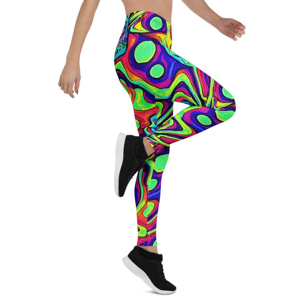 Frizzled Spirits on Leggings — Right